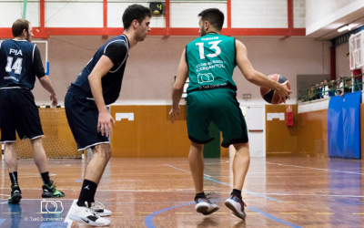 L'escolapi Damià Paéz va ser el màxim anotador (28) del partit contra el Cerdanyola | Txell Domènech